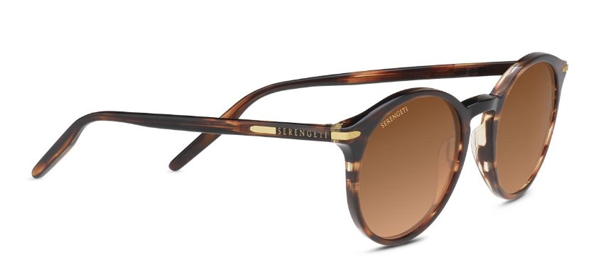 ST 8841 LEONORA SHINY STRIPED BROWN POLAR